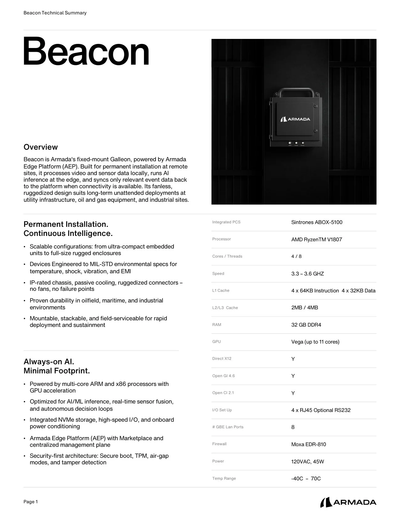 Beacon Technical Summary