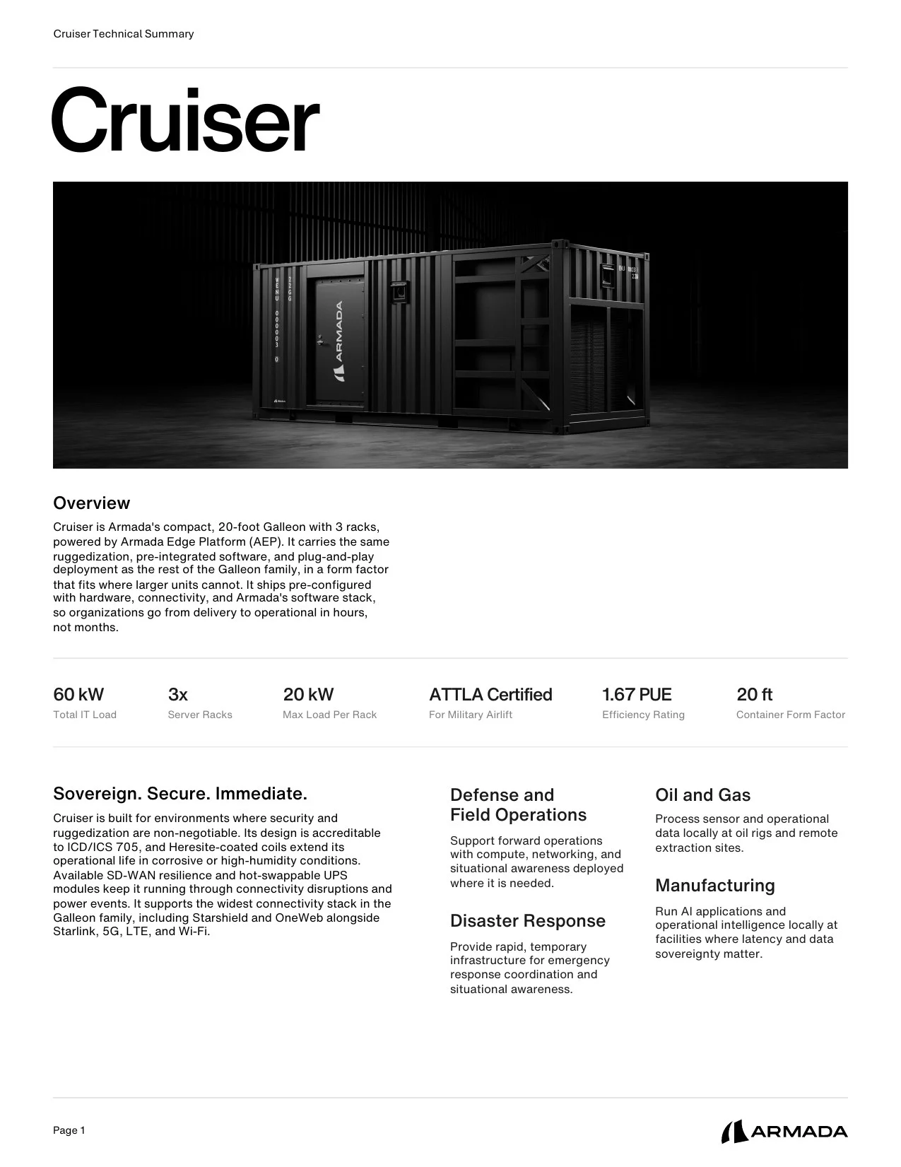 Cruiser Technical Summary p.1